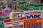 Corrugated signs
